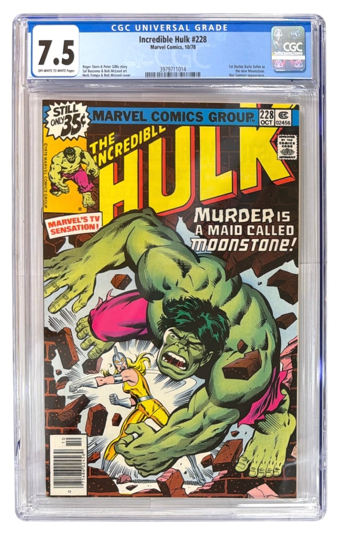 Marvel Comics The Incredible Hulk | No. 228 | Graded 7.5 (1 of 2)