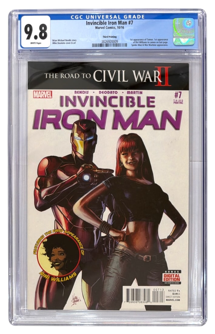 Marvel Comics Invincible Iron Man | No. 7 | Graded 9.8: Marvel Comics Invincible Iron Man | No. 7 | Graded 9.8