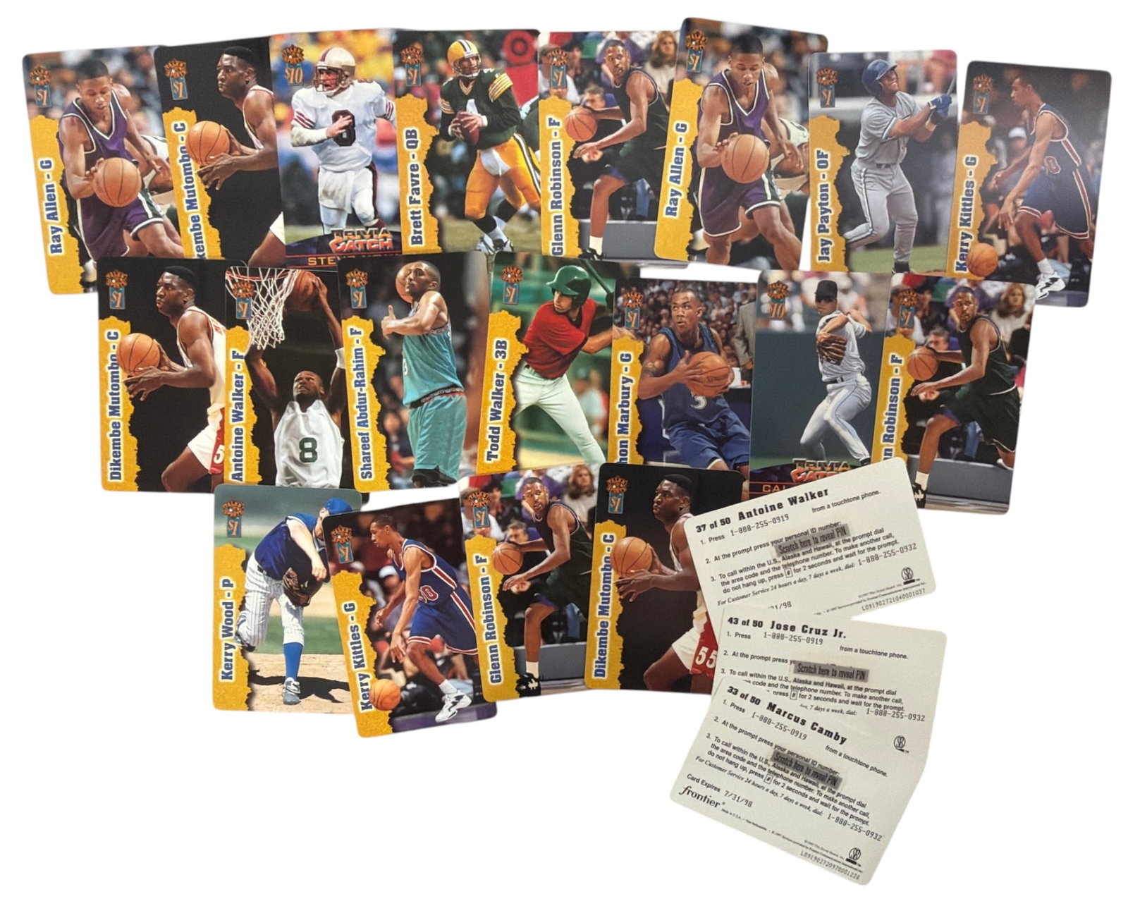 Sport Trading Call Card Collection: AUTHENTICATION HAS NOT BEEN PERFORMED TO GUARANTEE VERIFICATION | All purchases are made at the buyers discretion