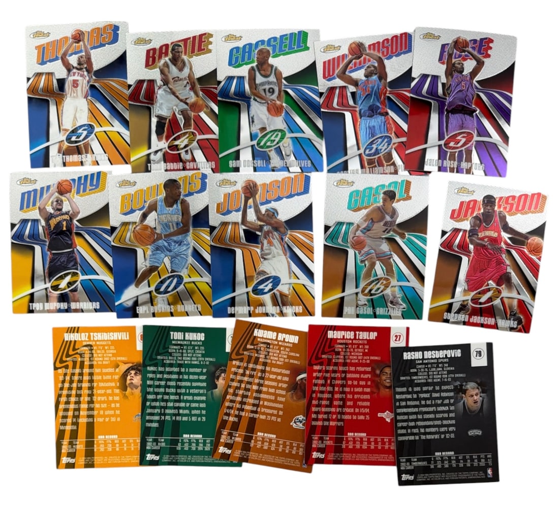 Basketball Trading Card Collection | Sport Trading Card Collection: AUTHENTICATION HAS NOT BEEN PERFORMED TO GUARANTEE VERIFICATION | All purchases are made at the buyers discretion