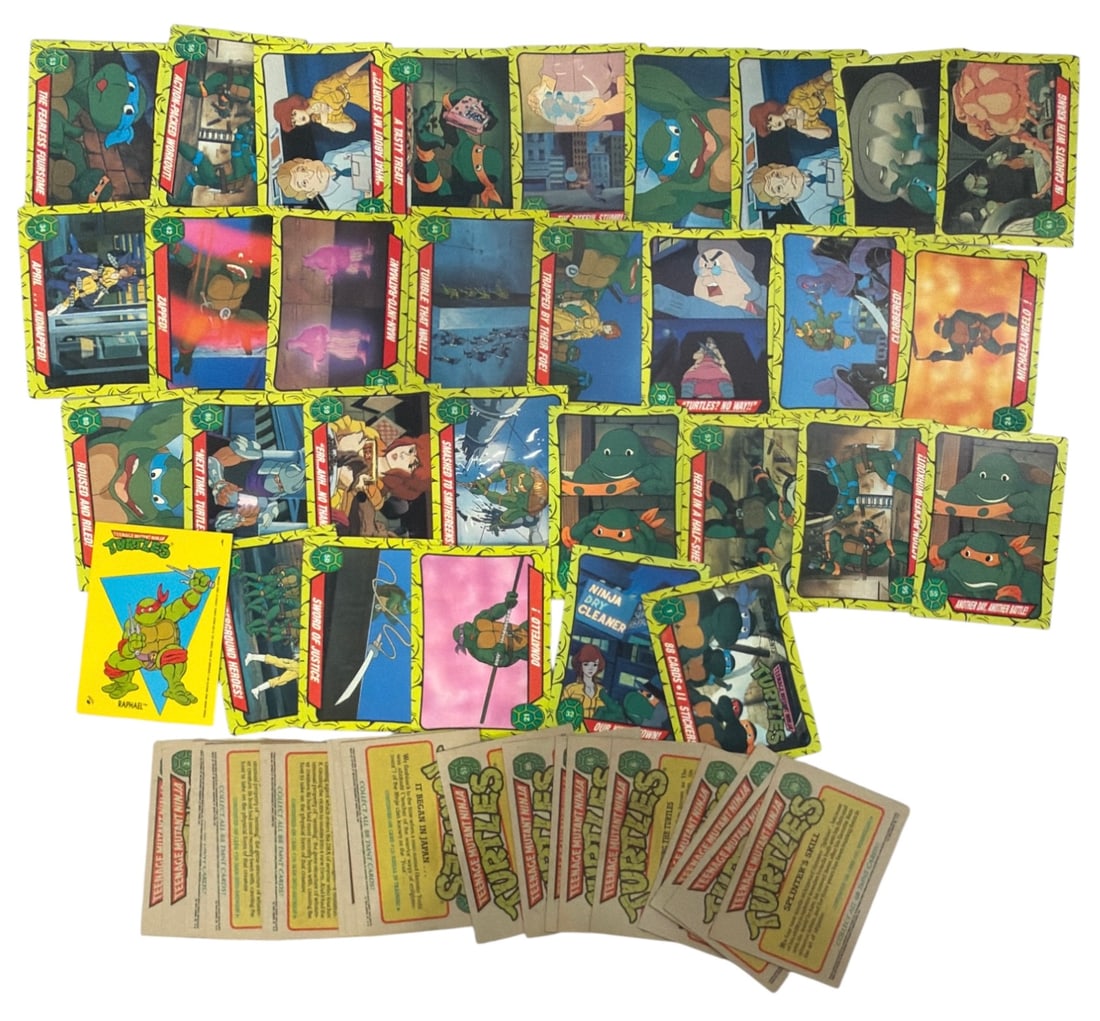 Vintage 1989 Topps Teenage Mutant Ninja Turtles Trading Card Collection: Vintage 1989 Topps Teenage Mutant Ninja Turtles Trading Card Collection