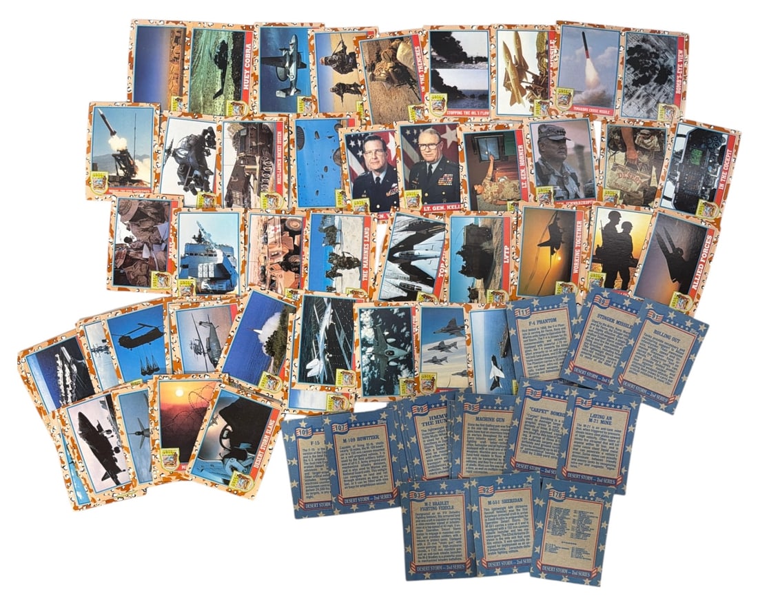 1991 Topps Desert Storm Trading Card Collection: 1991 Topps Desert Storm Trading Card Collection