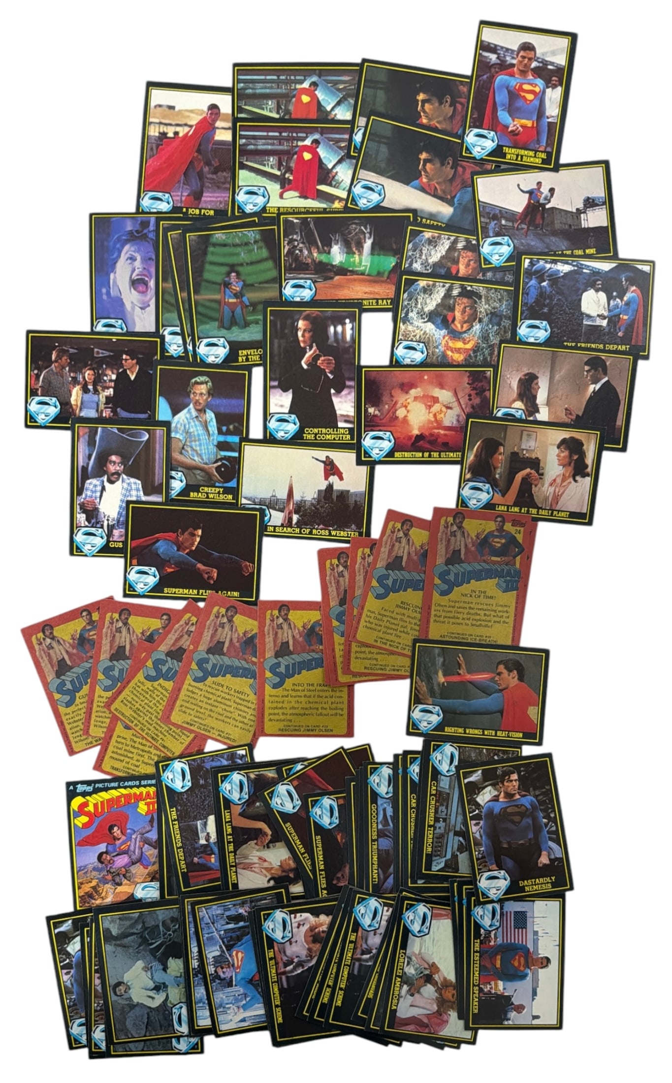 1983 Topps Superman III Trading Card Collection: 1983 Topps Superman III Trading Card Collection