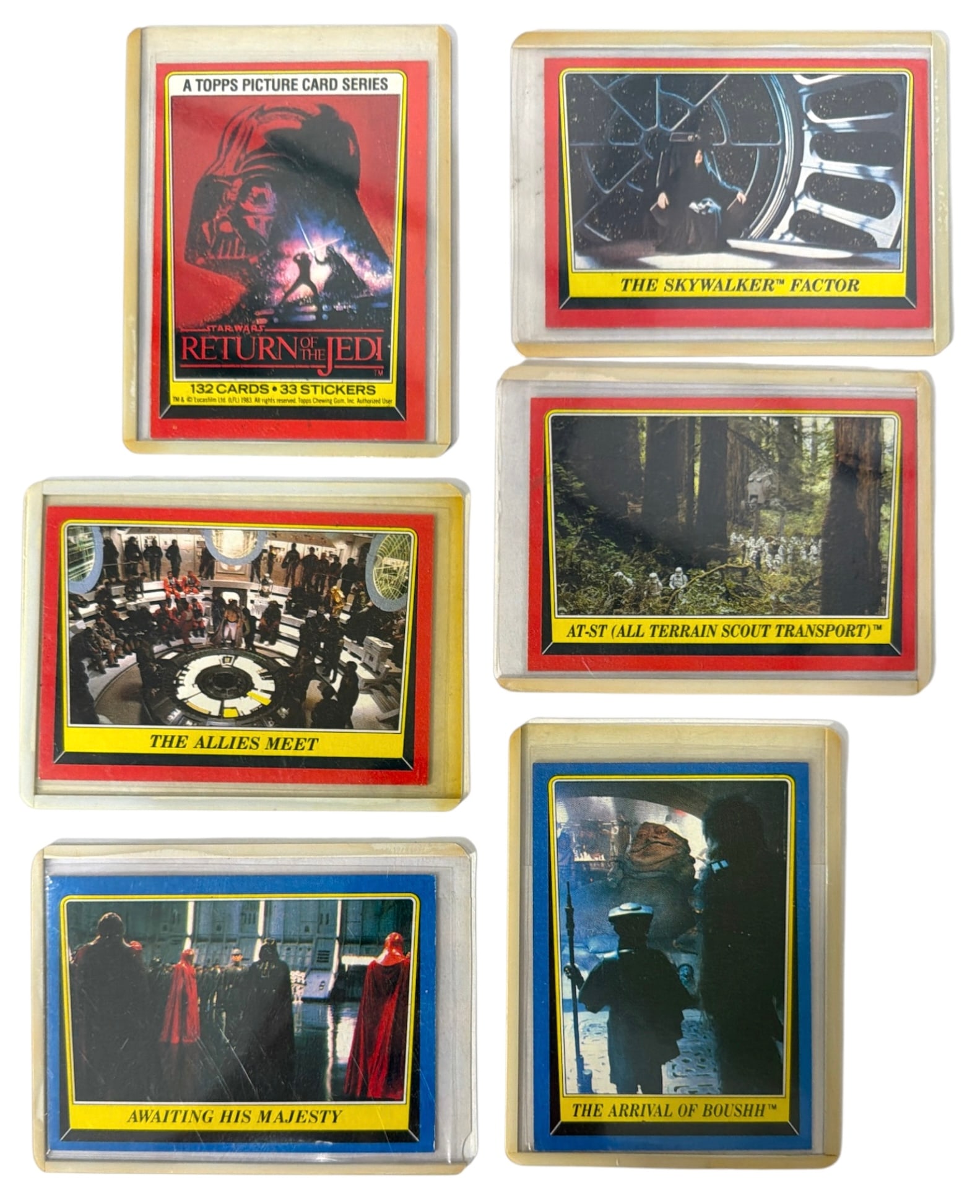 1983 Topps Star Wars Return of the Jedi Trading Card Collection: 1983 Topps Star Wars Return of the Jedi Trading Card Collection