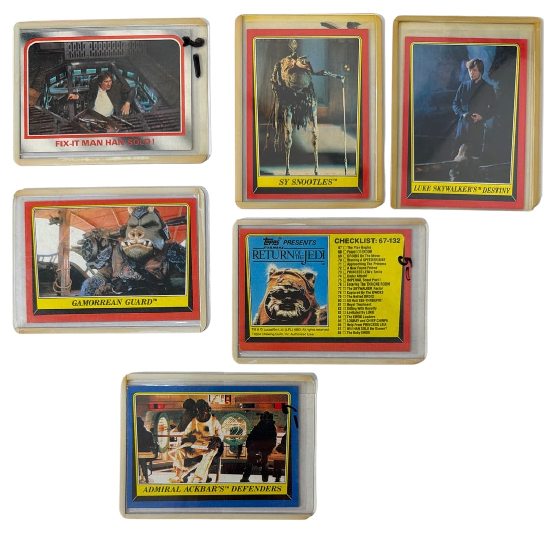 1983 Topps Star Wars Return of the Jedi Trading Card Collection: 1983 Topps Star Wars Return of the Jedi Trading Card Collection