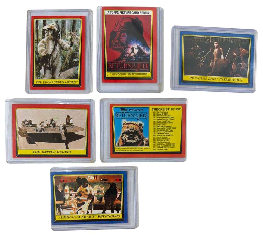 1983 Topps Star Wars Return of the Jedi Trading Card Collection: 1983 Topps Star Wars Return of the Jedi Trading Card Collection