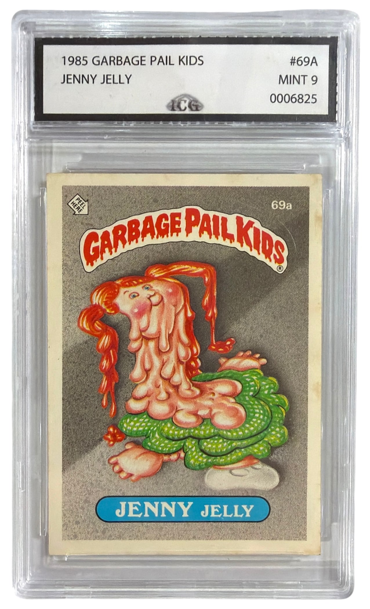 1985 Garbage Pail Kids Jenny Jelly | No. 69A | Graded 9 (1 of 2)