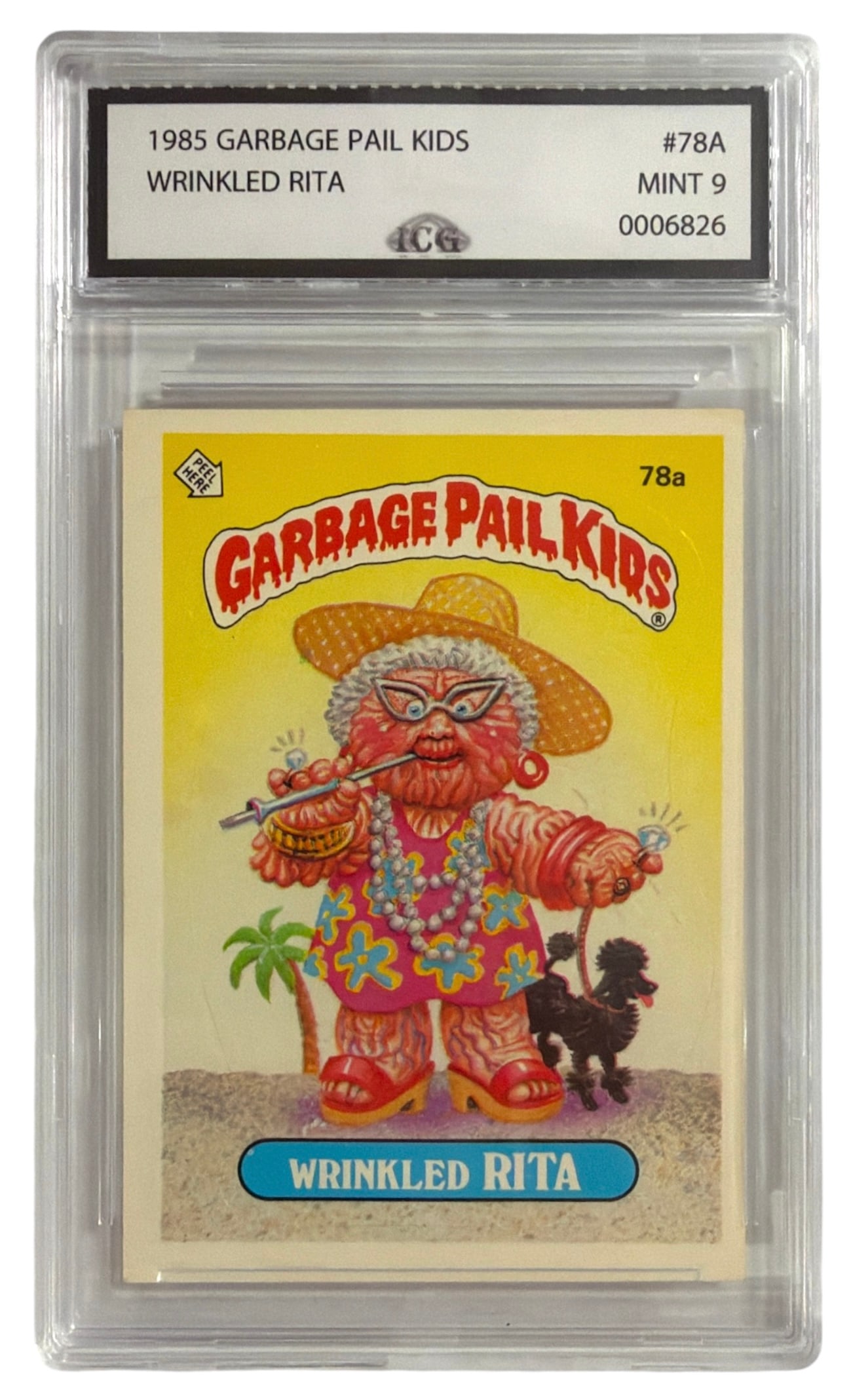 1985 Garbage Pail Kids Wrinkled Rita | No. 78A | Graded 9 (1 of 2)