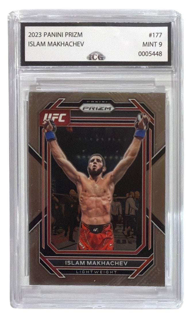 2023 Panini Prizm UFC Islam Makhachev | No. 177 | Graded 9: 2023 Panini Prizm UFC Islam Makhachev | No. 177 | Graded 9