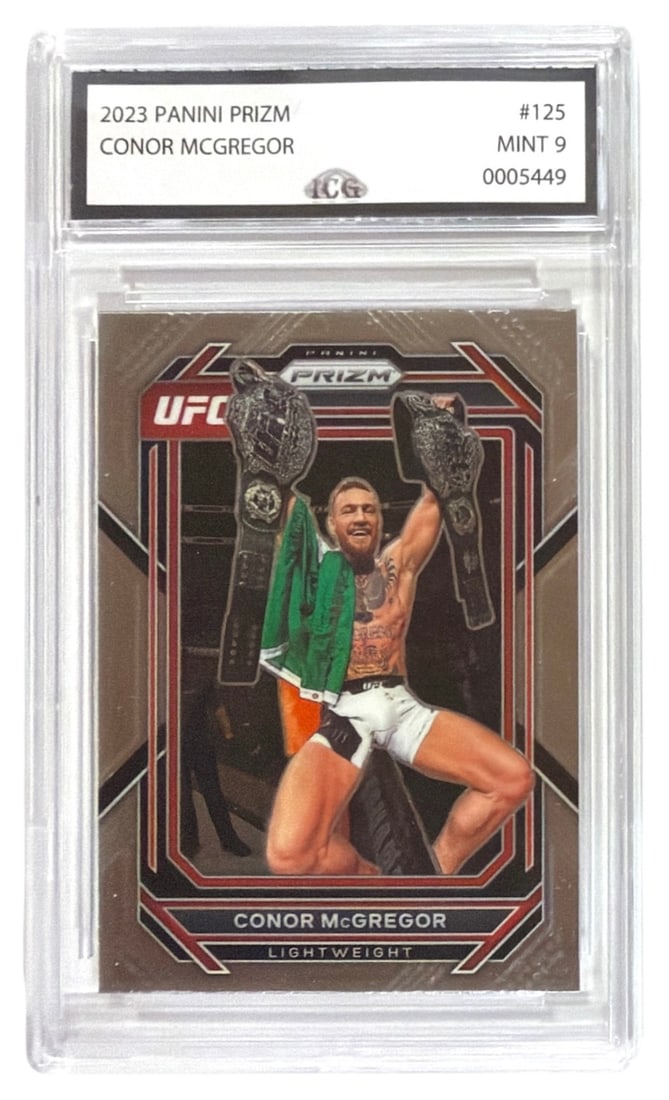 2023 Panini Prizm UFC Conor McGregor | No. 125 | Graded 9 (1 of 2)