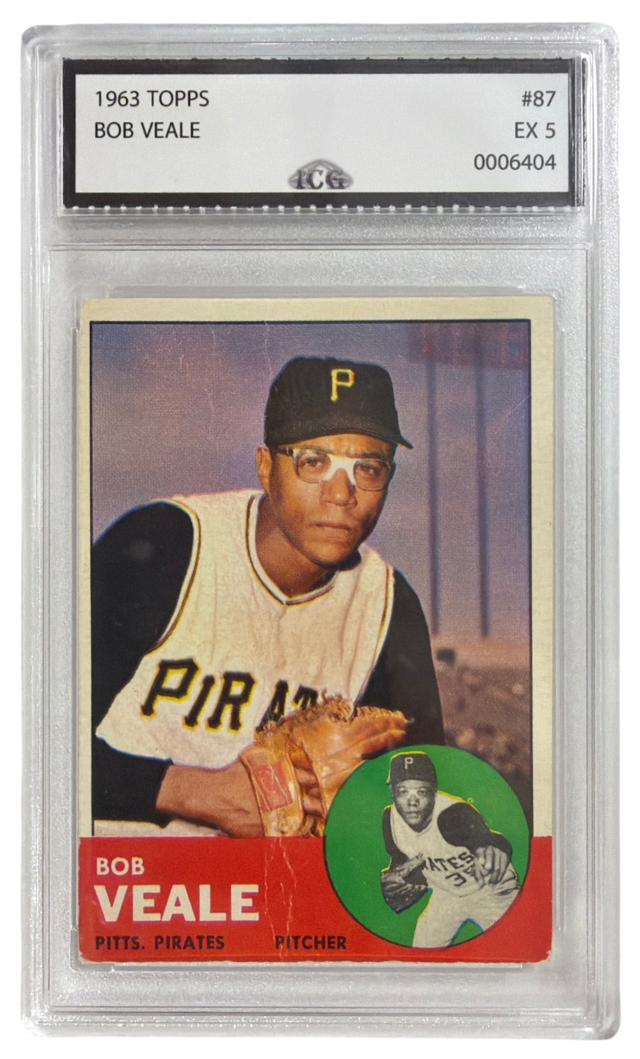 1963 Topps Bob Veale | No. 87 | Graded 5 (1 of 2)