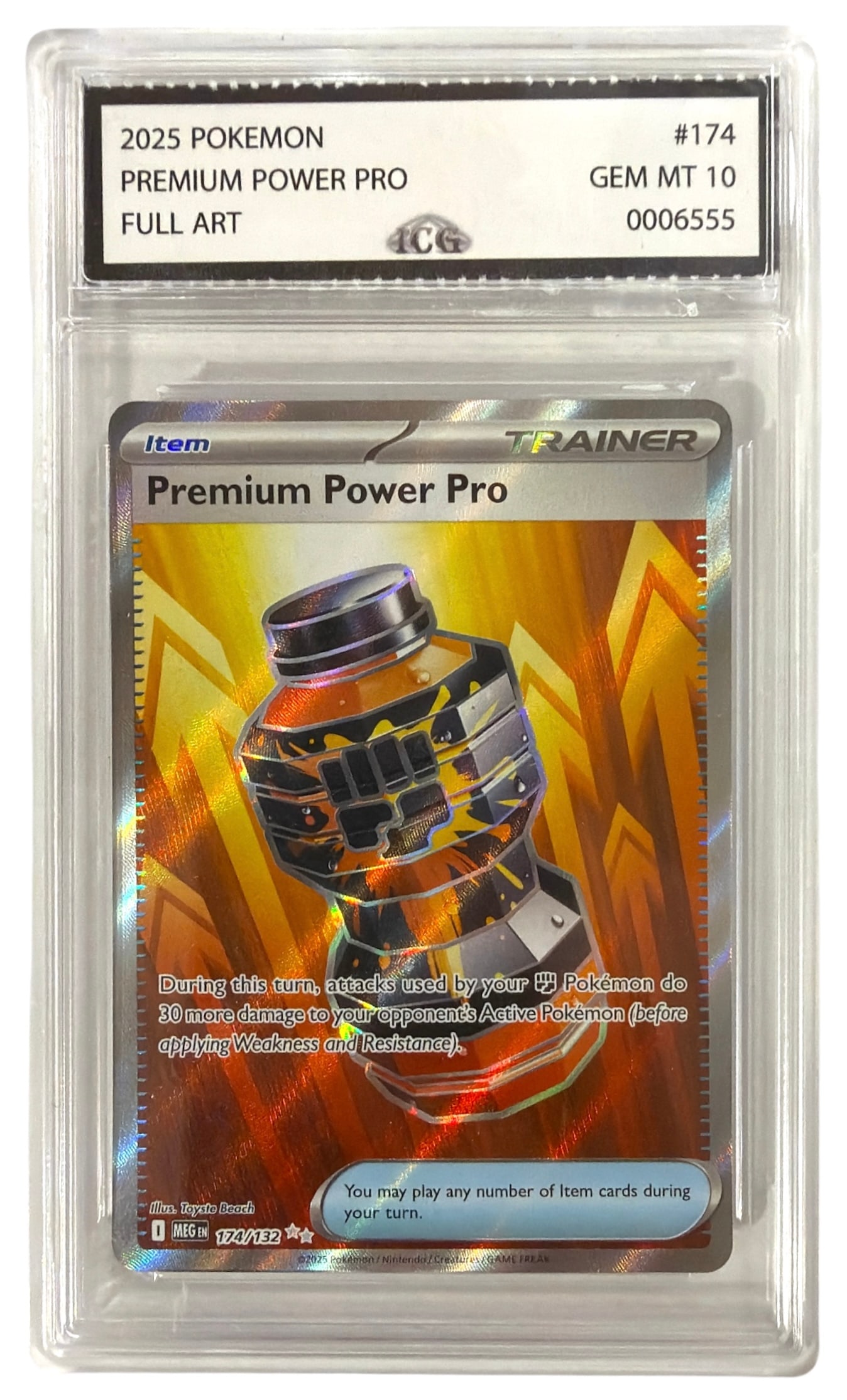 2025 Pokemon FULL ART Premium Power Pro | No. 174 | Graded 10: 2025 Pokemon FULL ART Premium Power Pro | No. 174 | Graded 10