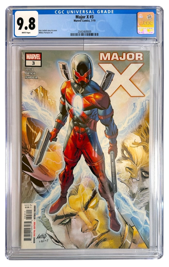 Marvel Comics Majors X | No. 3 | Graded 9.8 (1 of 2)