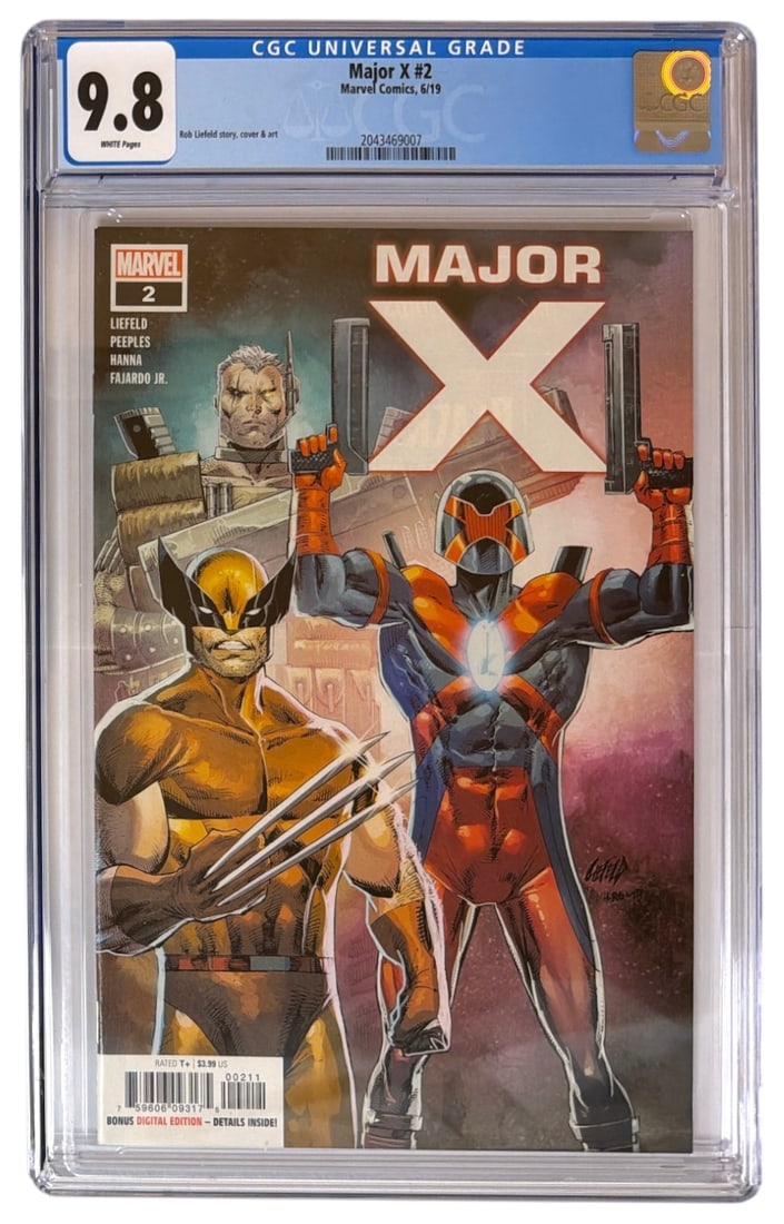 Marvel Comics Majors X | No. 2 | Graded 9.8 (1 of 2)