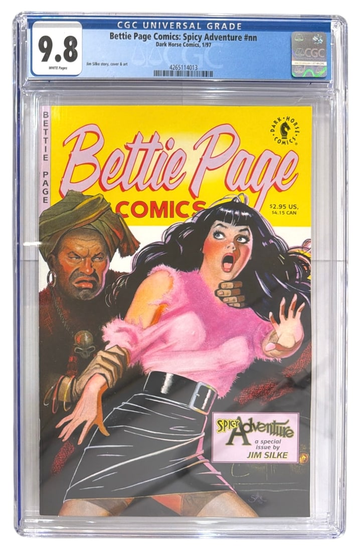 Dark Horse Comics Bettie Page Comics Spicy Adventure | No. nn | Graded 9.8: Dark Horse Comics Bettie Page Comics Spicy Adventure | No. nn | Graded 9.8