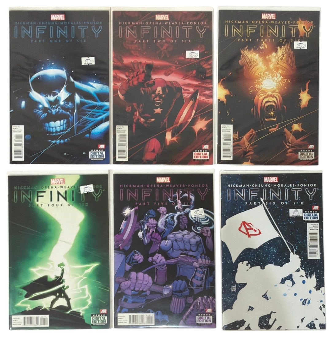 Marvels Infinity Parts 1 to 6 Comic Book Collection (1 of 1)