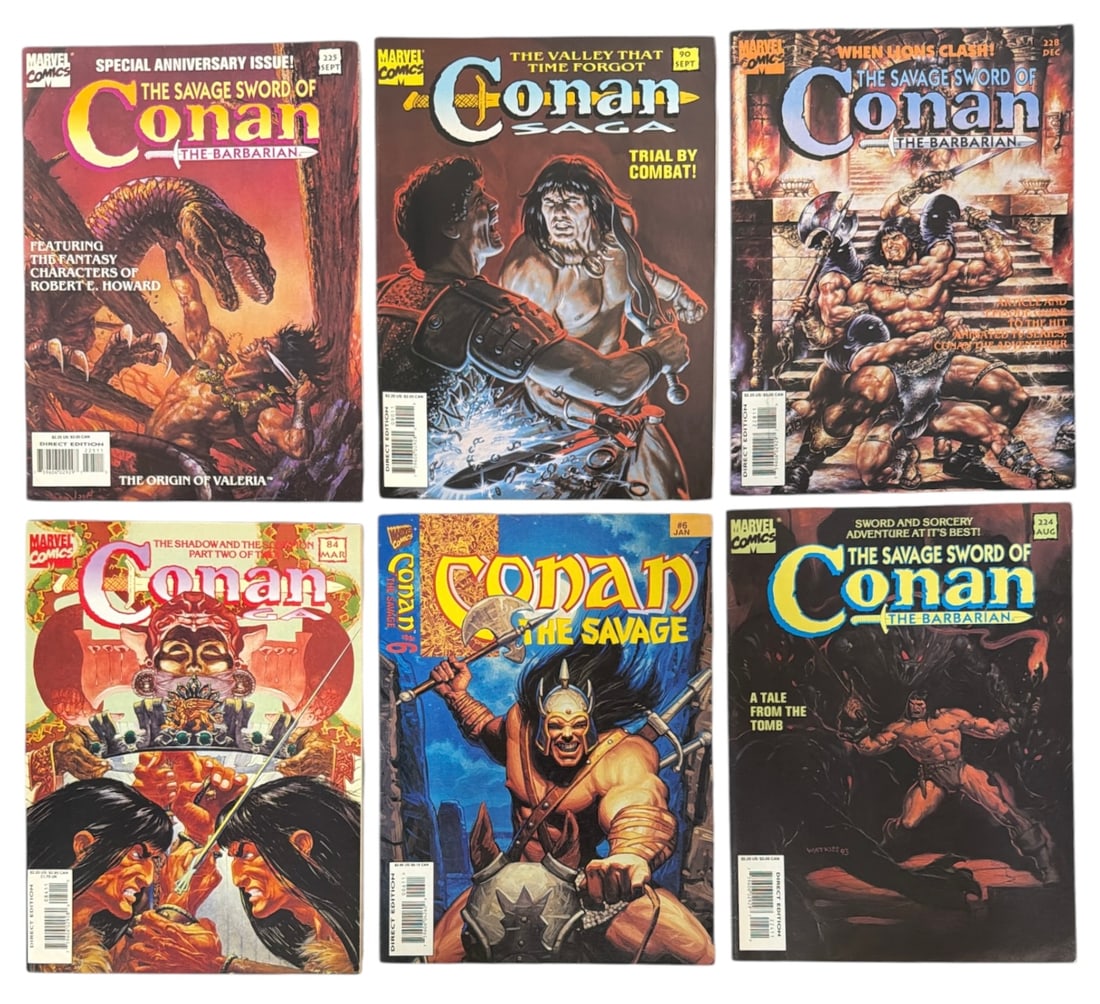 Marvels Conan The Barbarian Series Comic Book Collection: Marvels Conan The Barbarian Series Comic Book Collection
