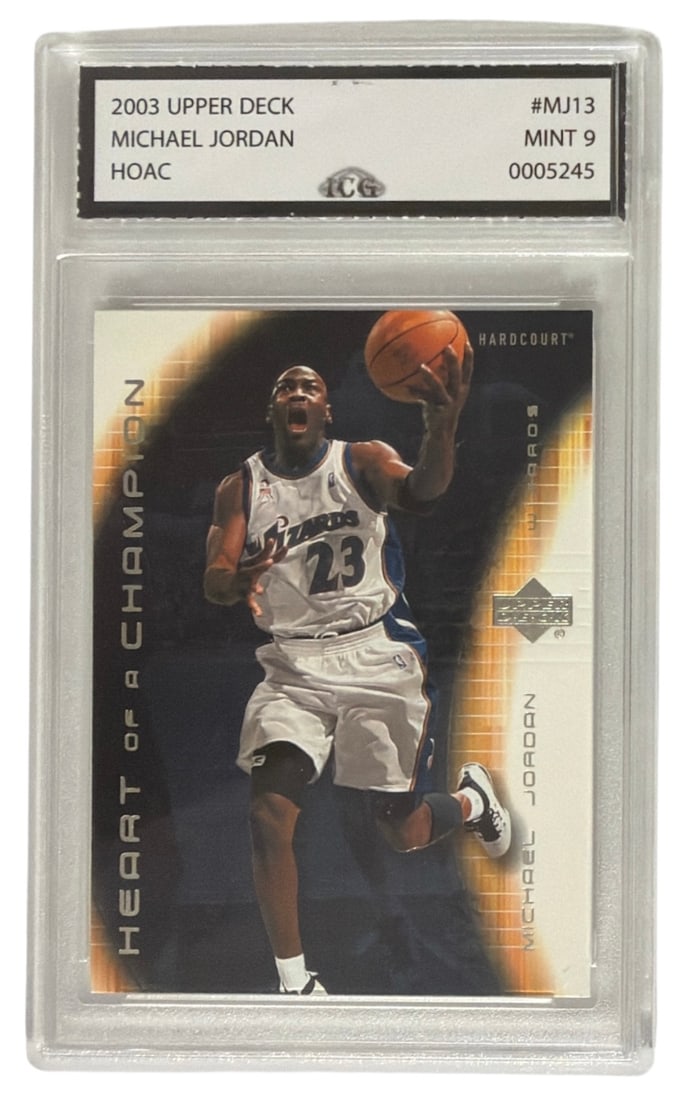 2003 Upper Deck Heart of a Champion Michael Jordan | No. MJ13 | Graded 9 (1 of 2)