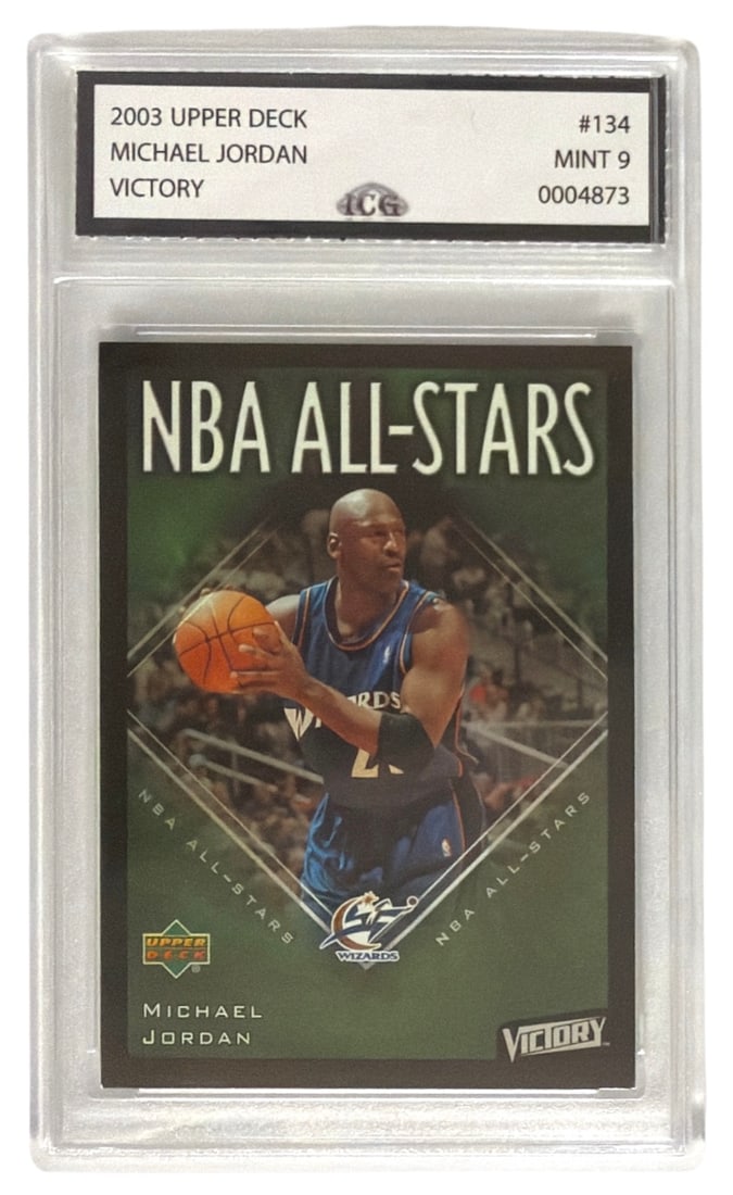 2003 Upper Deck Victory Michael Jordan | No. 134 | Graded 9 (1 of 2)