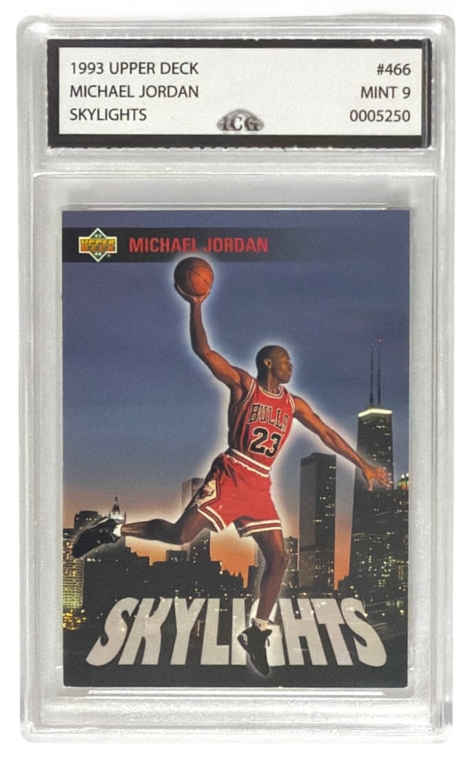 1993 Upper Deck Skylight Michael Jordan | No. 466 | Graded 9 (1 of 2)
