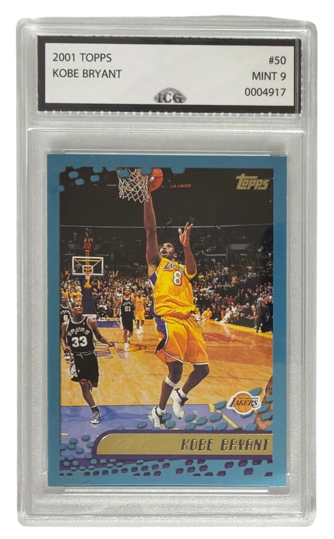 2001 Topps Kobe Bryant | No. 50 | Graded 9 (1 of 2)