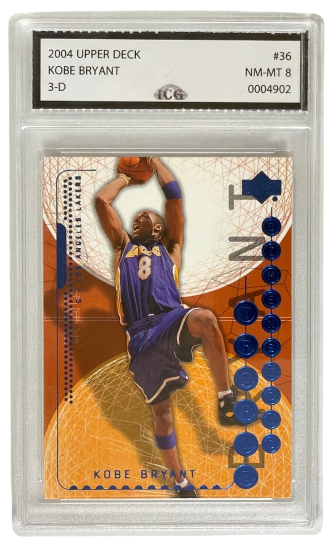 2004 Upper Deck 3D Kobe Bryant | No. 36 | Graded 8 (1 of 2)
