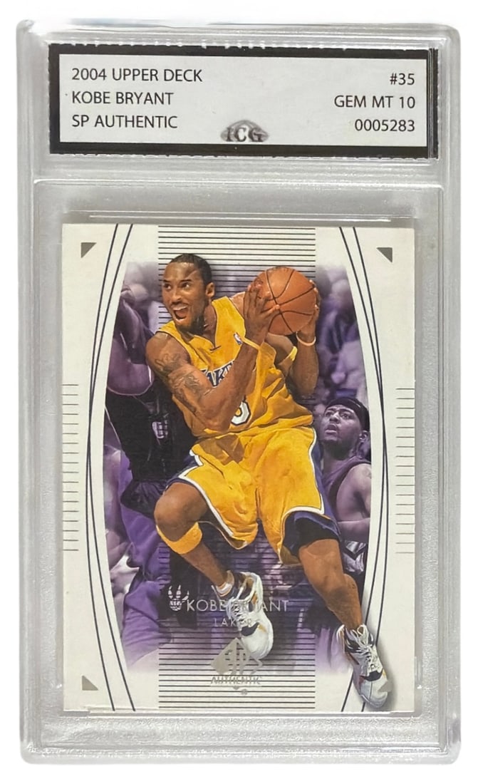 2004 Upper Deck SP Authentic Kobe Bryant | No. 35 | Graded 10 (1 of 2)