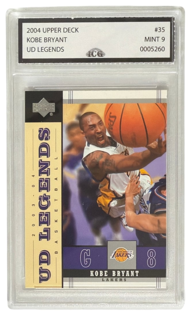 2004 Upper Deck UD Legends Kobe Bryant | No. 35 | Graded 9 (1 of 2)