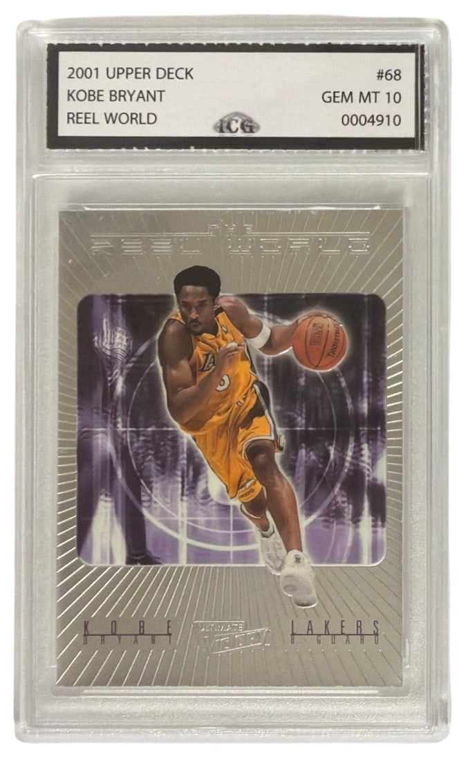 2001 Upper Deck Reel World Kobe Bryant | No. 68 | Graded 10 (1 of 2)