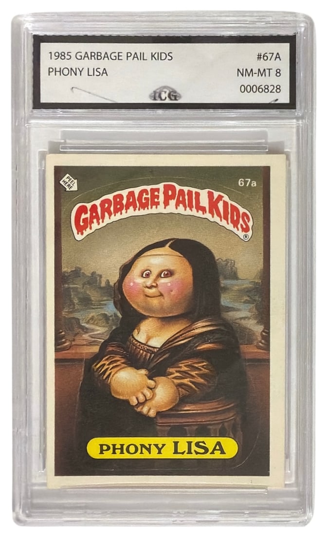 1985 Garbage Pail Kids Phony Lisa | No. 67A | Graded 8 (1 of 2)