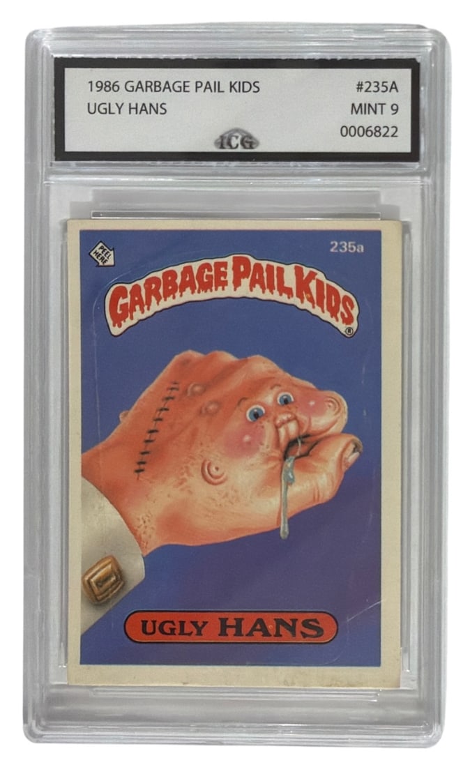 1985 Garbage Pail Kids Ugly Hans | No. 235A | Graded 9 (1 of 2)