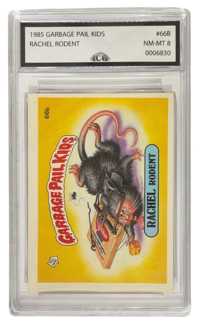 1985 Garbage Pail Kids Rachel Rodent | No. 66B | Graded 8 (1 of 2)