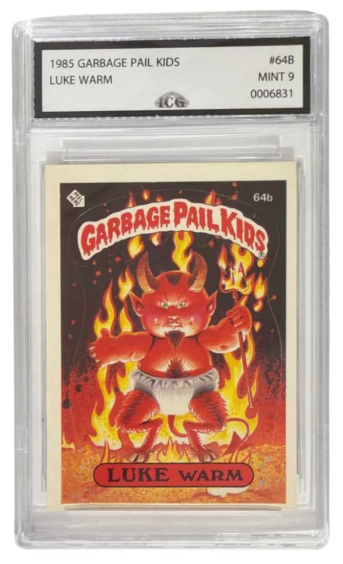 1985 Garbage Pail Kids Luke Warm | No. 64B | Graded 9 (1 of 2)