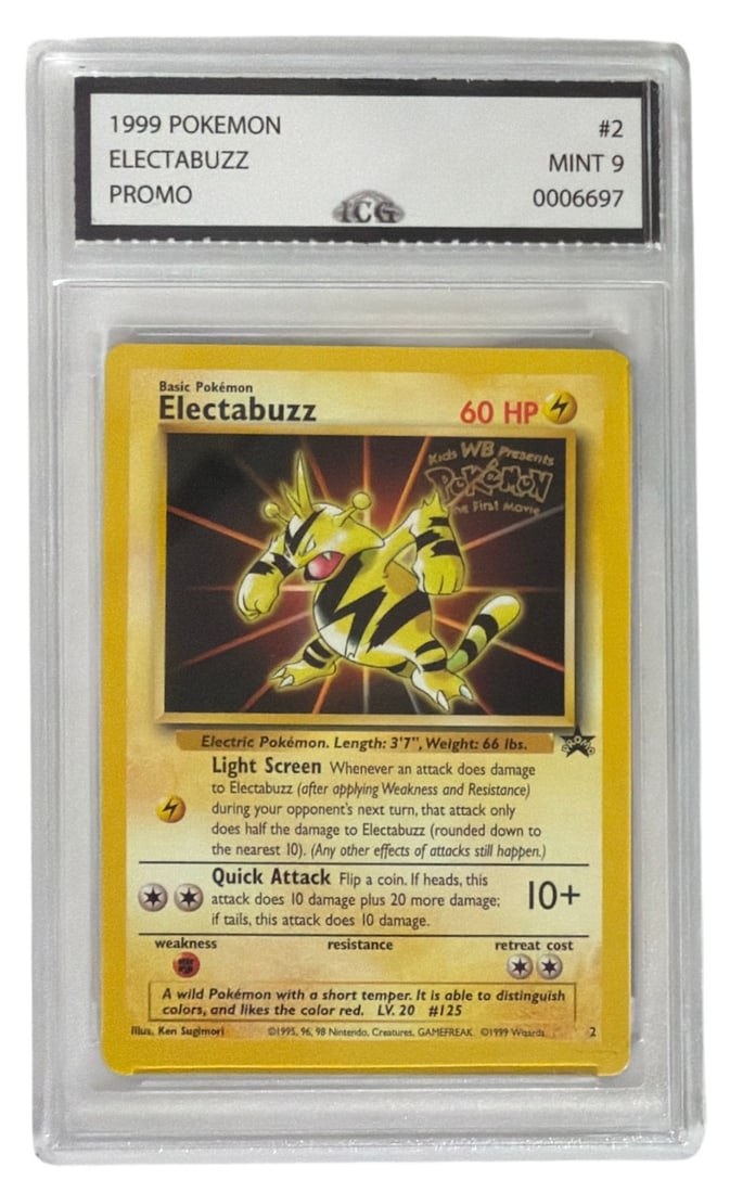 1999 Pokemon PROMO Electabuzz | No. 2 | Graded 9 (1 of 2)