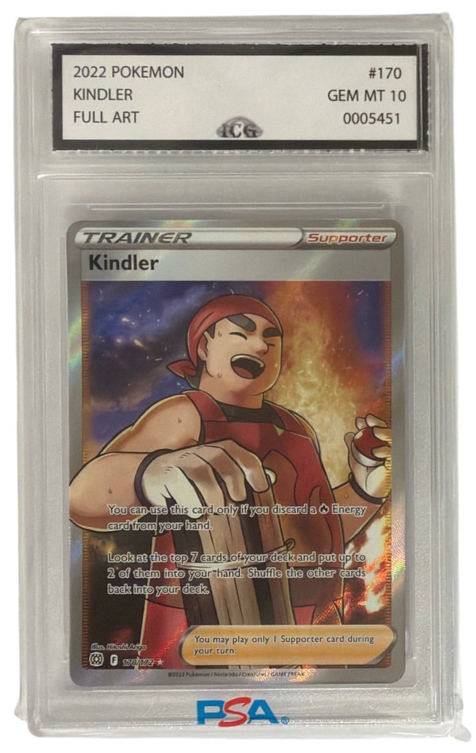 2022 Pokemon Full Art Kindler | No. 170 | Graded 10 (1 of 2)