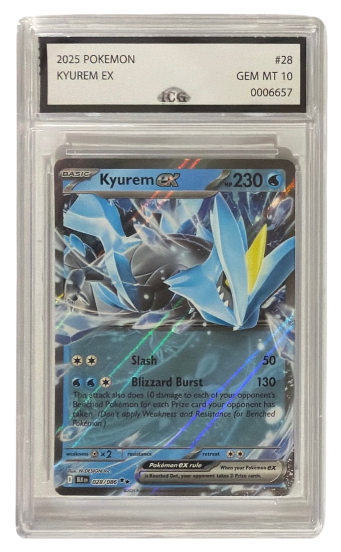 2025 Pokemon Kyurem EX | No. 28 | Graded 10: 2025 Pokemon Kyurem EX | No. 28 | Graded 10