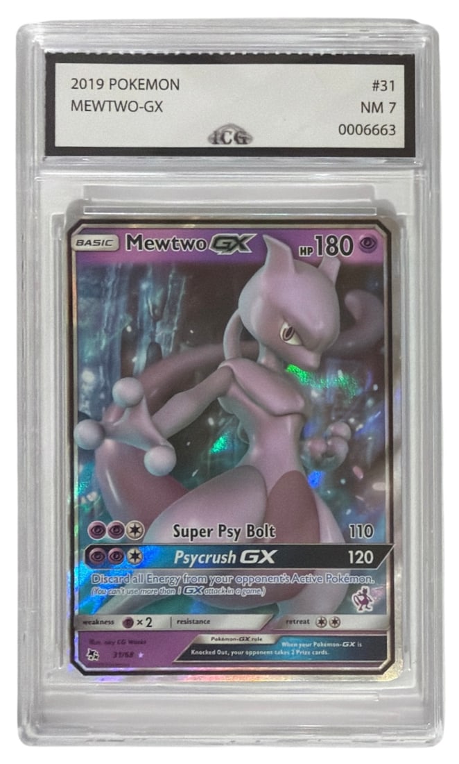 2019 Pokemon Mewtwo GX | No. 31 | Graded 7 (1 of 2)
