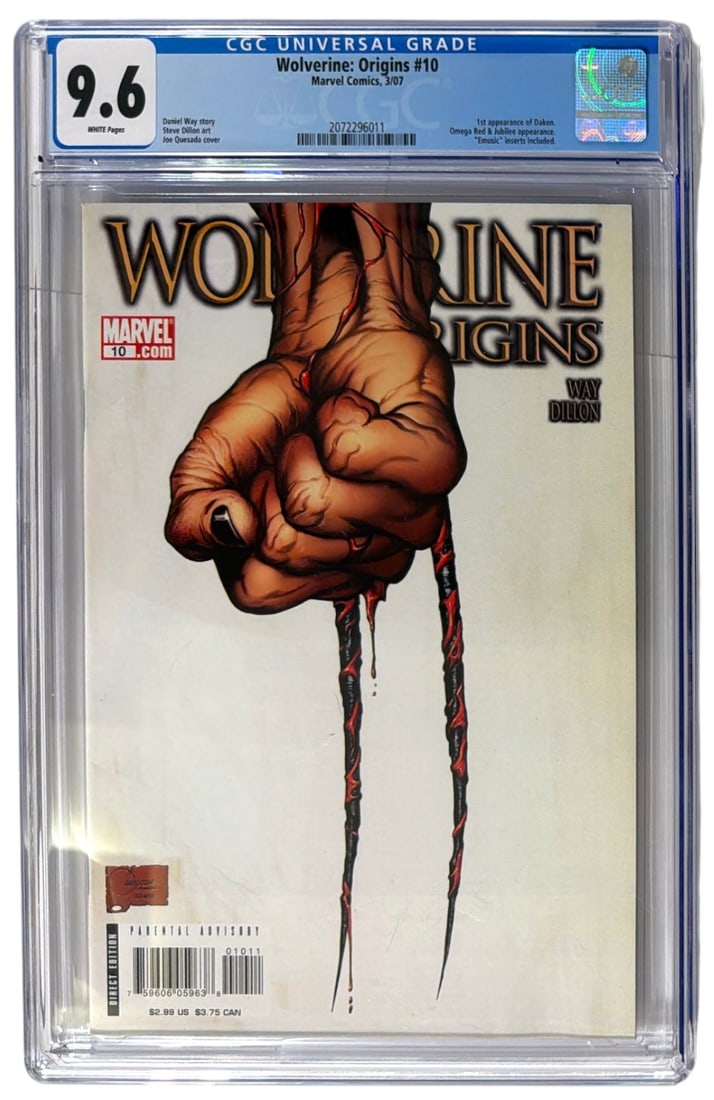 Marvel Comics Wolverine Origins | No. 10 | Graded 9.6 (1 of 2)