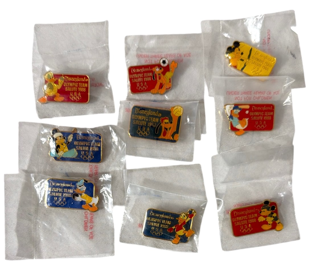 Disneyland Olympic Team Pin Collection (1 of 2)