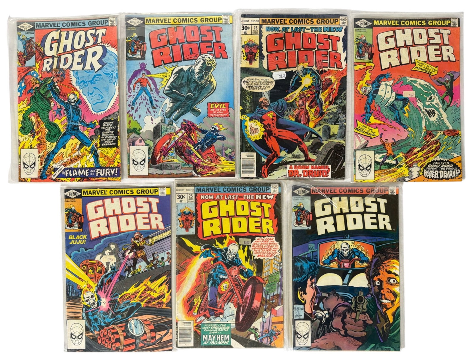 Vintage Marvels Ghost Rider Series Comic Book Collection (1 of 2)