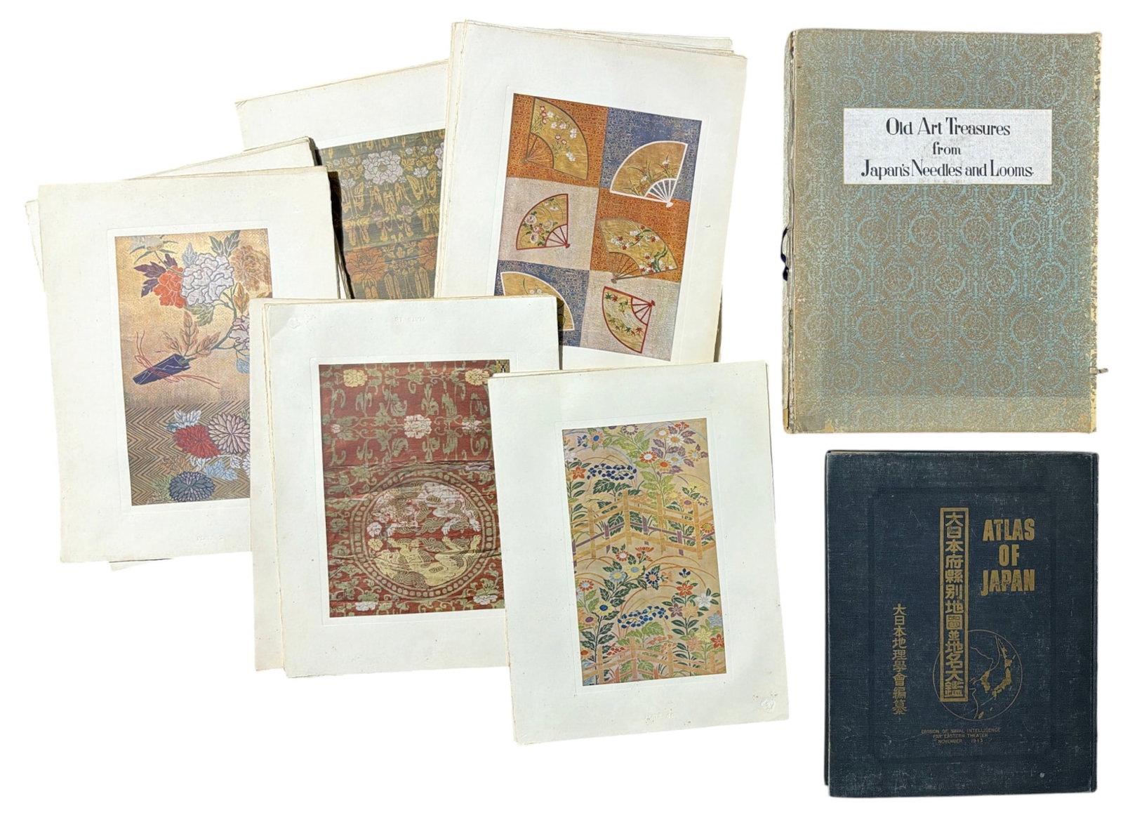 Old Art Treasures From Japans Needles and Looms and Atlas of Japan Collection: Old Art Treasures From Japans Needles and Looms and Atlas of Japan Collection