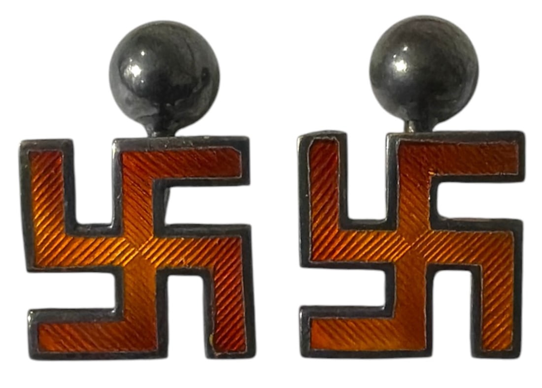 German WWII Silver Cufflink: German WWII Silver Cufflink