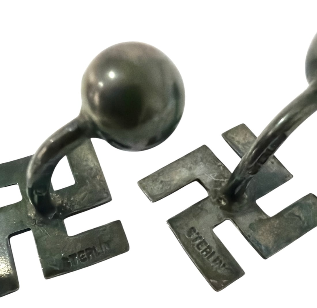 German WWII Silver Cufflink - 3