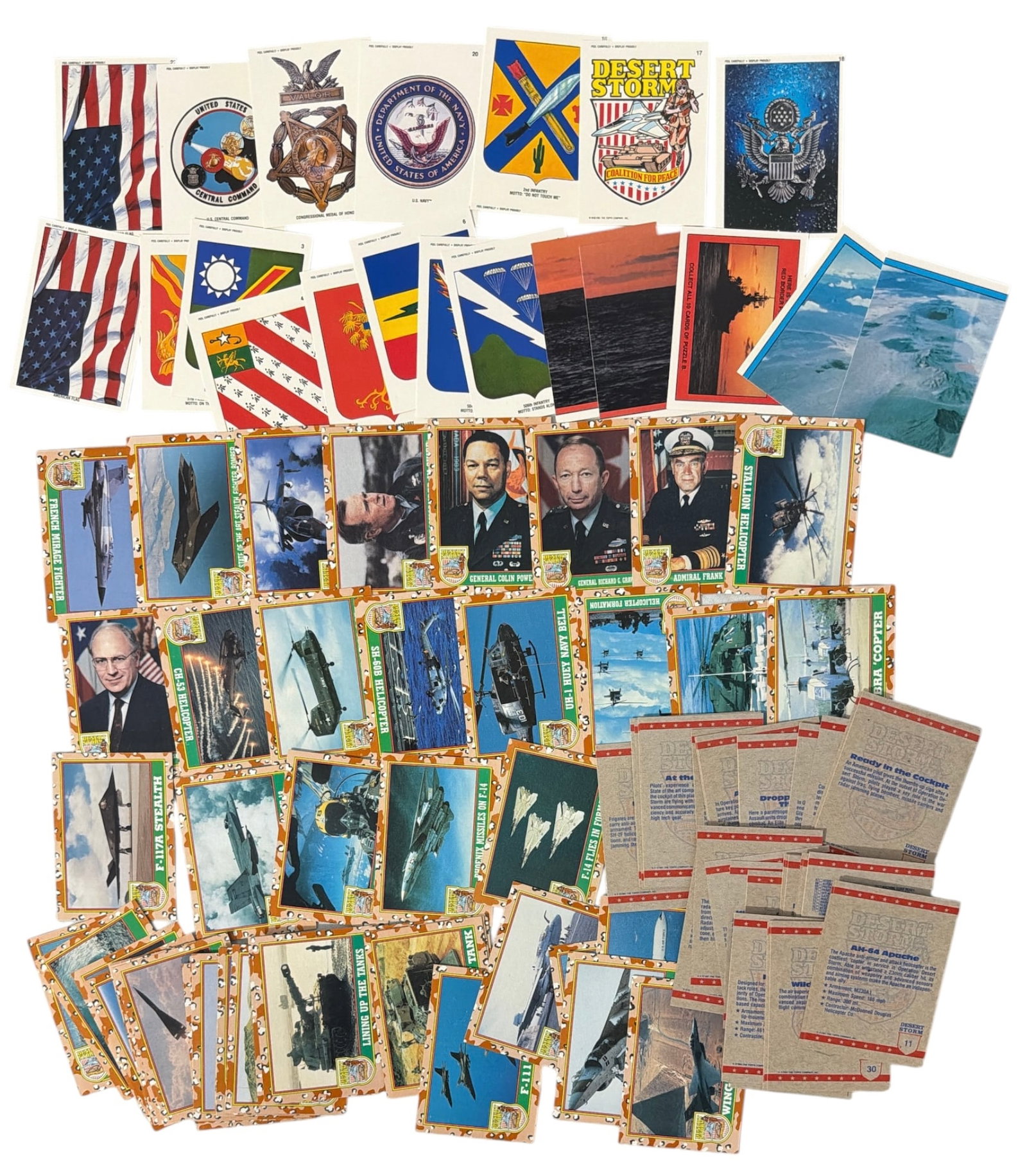 1991 Topps Desert Storm Trading Card Collection: 1991 Topps Desert Storm Trading Card Collection