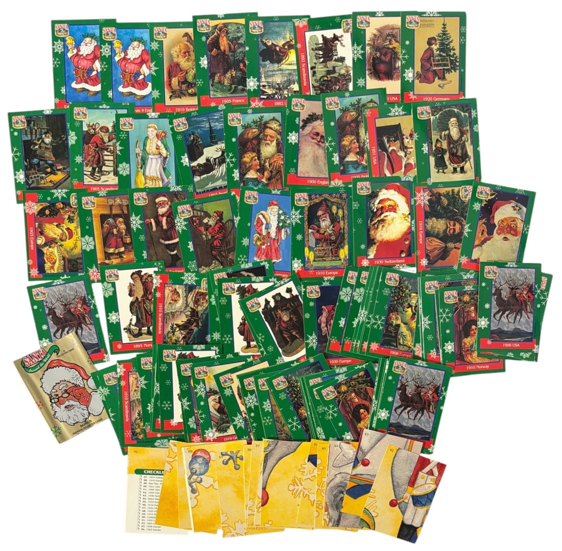 1995 Santa and Snowflakes Trading Card Series by TCM Associates: 1995 Santa and Snowflakes Trading Card Series by TCM Associates