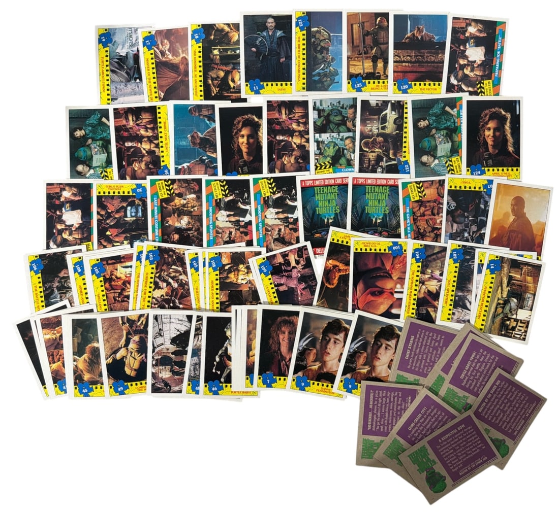 1990 Topps Teenage Mutant Ninja Turtles movie Trading Card Collection (1 of 1)