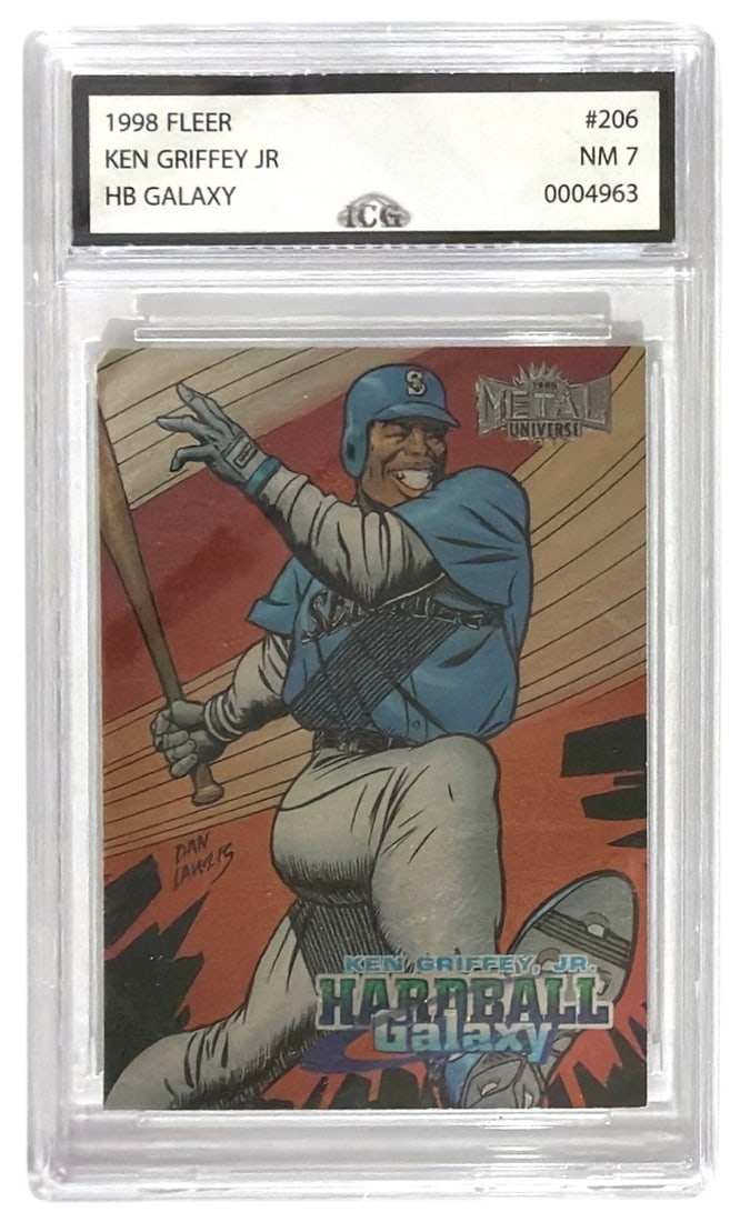1998 Fleer Metal Universe Ken Griffey Jr. | No. 206 | Graded 7 (1 of 2)
