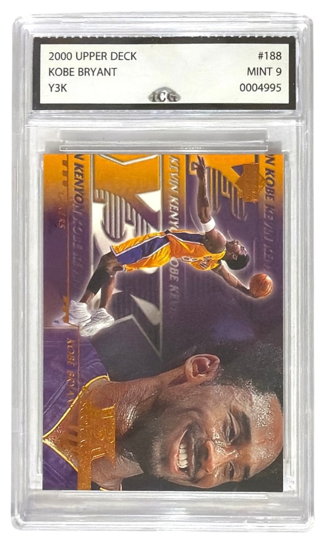 2000 Upper Deck Kobe Bryant Trading Card | No. 188 | Graded 9 (1 of 2)