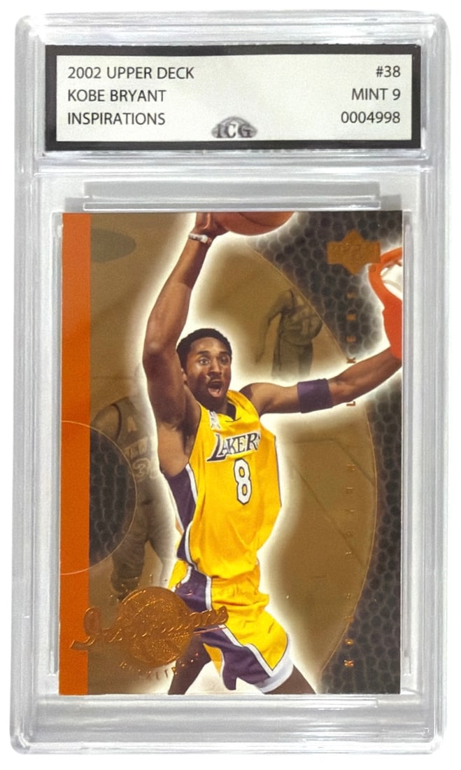 2002 Upper Deck Inspirations Kobe Bryant | No. 38. | Graded 9 (1 of 2)