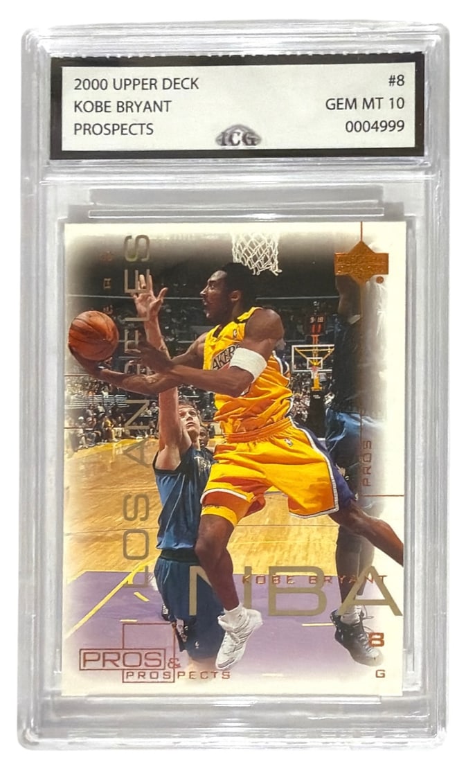 2000 Upper Deck Prospects Kobe Bryant | No. 8 | Graded 10 (1 of 2)